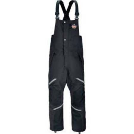 ERGODYNE Ergodyne® N-Ferno® 6471 Thermal Overalls, Black, S, 41212 41212